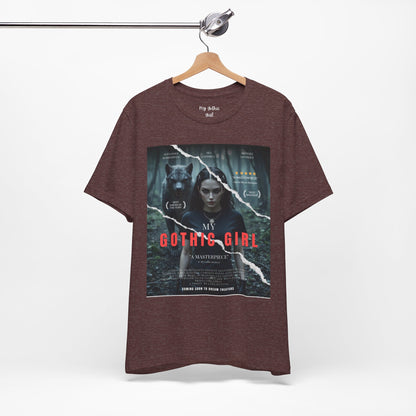 My Gothic Girl T-Shirt "Movie Poster" – Whimsy Goth Streetwear, Dark Poetry Fashion, Alt Aesthetic Apparel