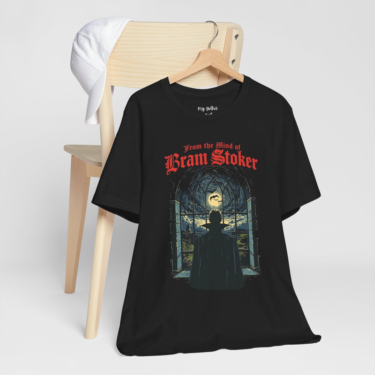 "From The Mind Of Bram Stoker" Gothic Literary Horror T-Shirt