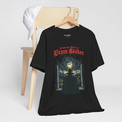"From The Mind Of Bram Stoker" Gothic Literary Horror T-Shirt