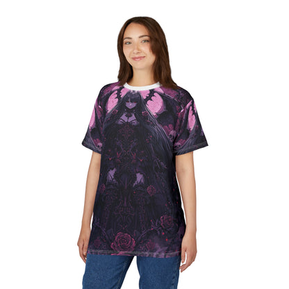 Gothic Anime Reaper Queen Tee – Dark Romance All Over Print | My Gothic Girl