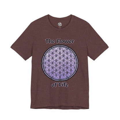 "The Flower of Life"  Gothic Graphic T-Shirt – Alt Aesthetic Poetic Goth Street-wear