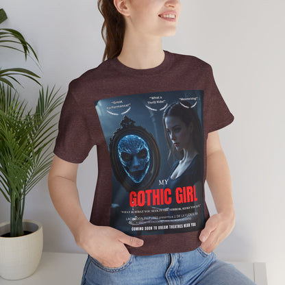 My Gothic Girl "Movie Poster" Graphic Tee – Gothic Streetwear, Whimsy Goth, Dark Poetry Alt Fashion