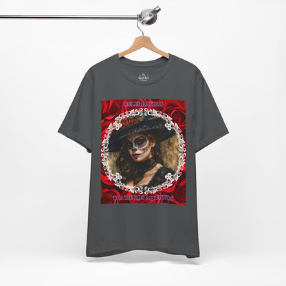 My Gothic Girl Dia De Los Muertos Graphic Tee – Gothic Streetwear, Whimsy Goth, Dark Poetry Alt Fashion