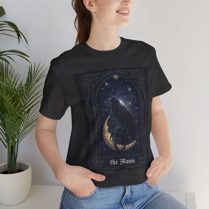 My Gothic Girl "Raven Moon" Graphic T-Shirt Unisex Gothic Dark Fashion Casual Wear