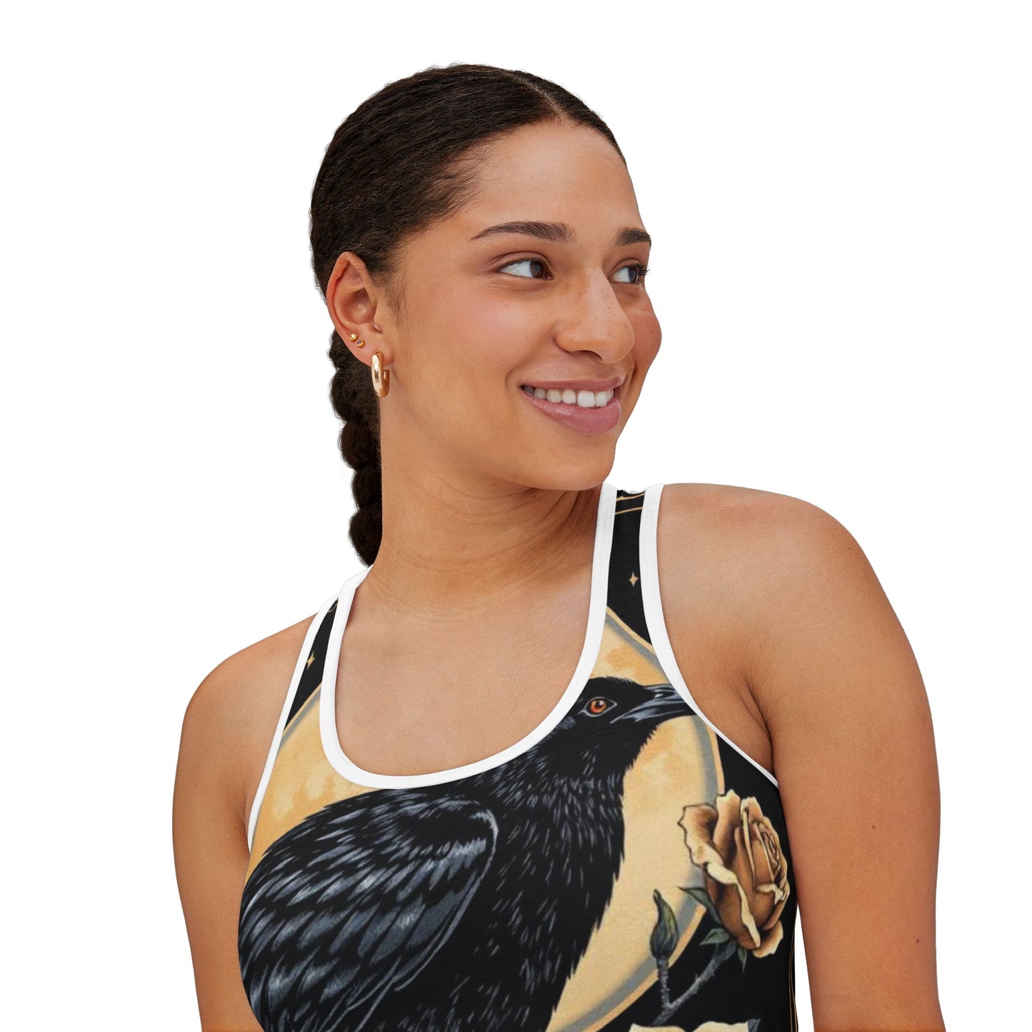 The Raven Tarot Card Women's Tank Top — Gothic Mystic AOP