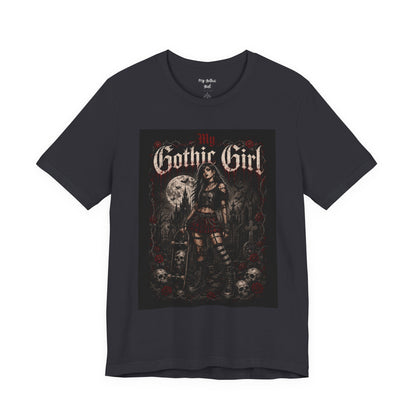 My Gothic Girl - Skater Girl Short Sleeve T Shirt