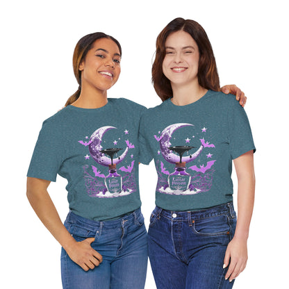 “Lunar Poison” — Celestial Alchemy Gothic Graphic T-Shirt – Alt Aesthetic Poetic Goth Street-wear