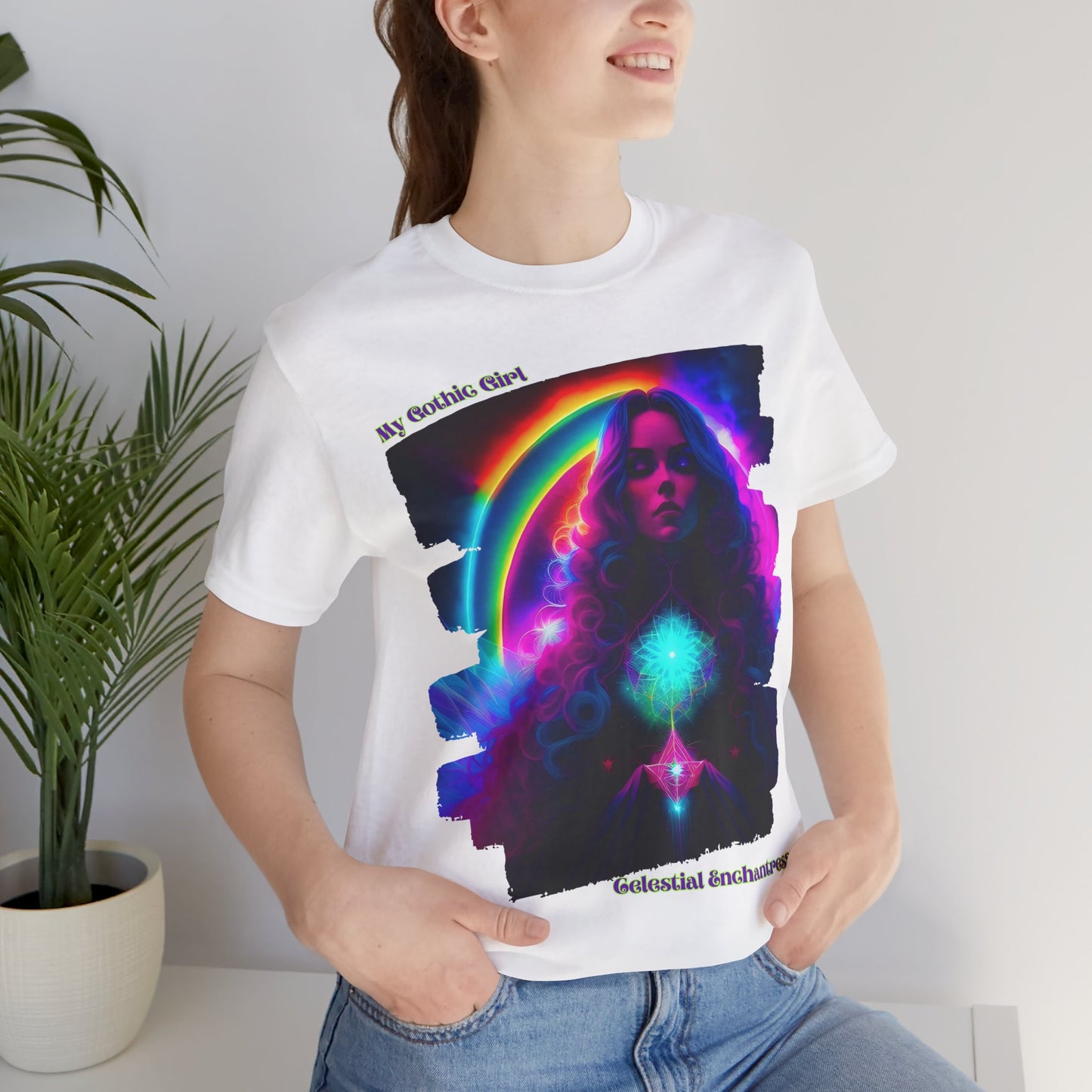 Celestial Enchantress Poetic Goth Graphic Tee – My Gothic Girl