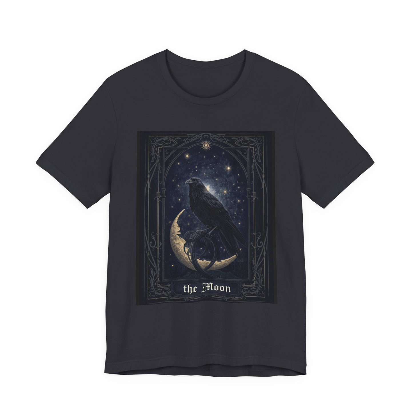 My Gothic Girl "Raven Moon" Graphic T-Shirt Unisex Gothic Dark Fashion Casual Wear