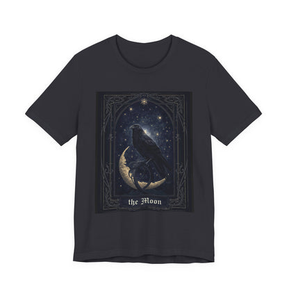 My Gothic Girl "Raven Moon" Graphic T-Shirt Unisex Gothic Dark Fashion Casual Wear
