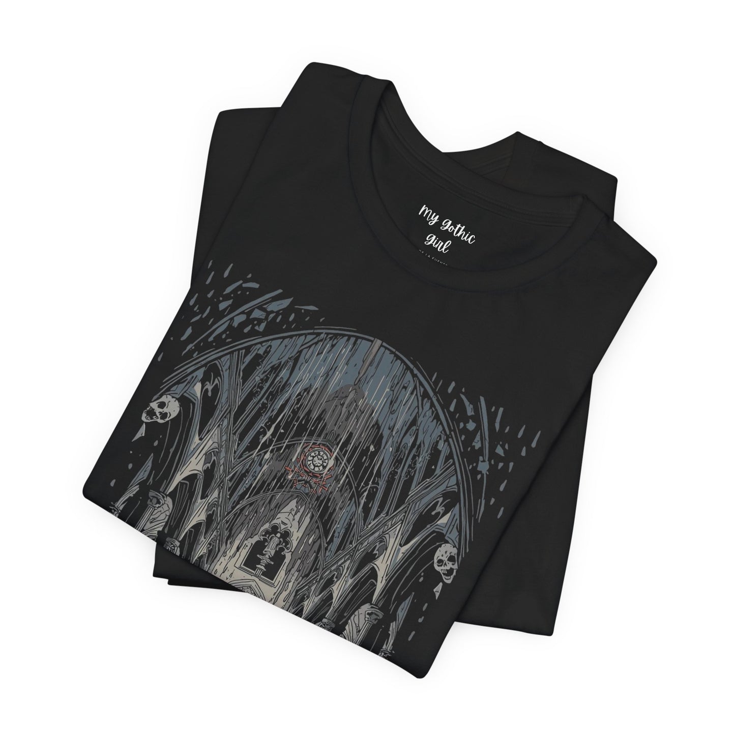 "When Dreams Turn Dark" Gothic Art Cathedral T Shirt