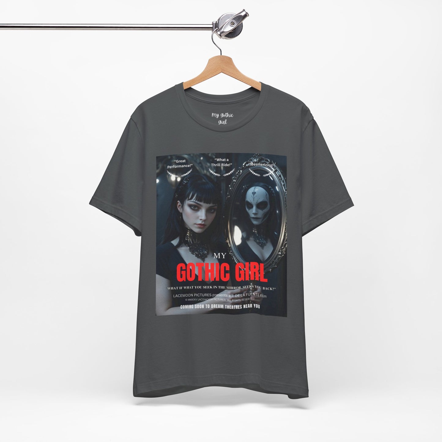 My Gothic Girl Graphic Tee – Whimsy Goth Streetwear, Dark Poetry Fashion, Alt Aesthetic Apparel
