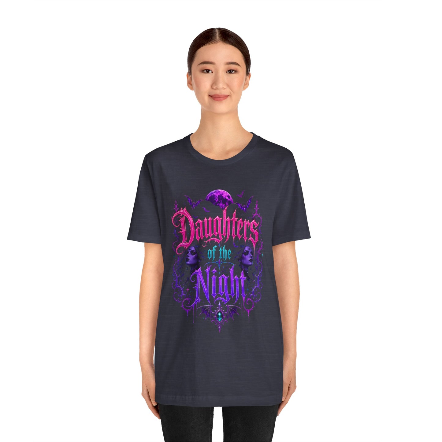 Daughters of the Night Tee — Gothic Vampire Moon Graphic T-Shirt