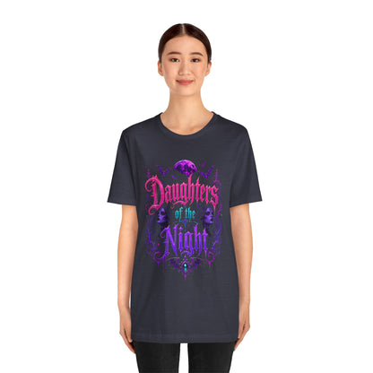 Daughters of the Night Tee — Gothic Vampire Moon Graphic T-Shirt