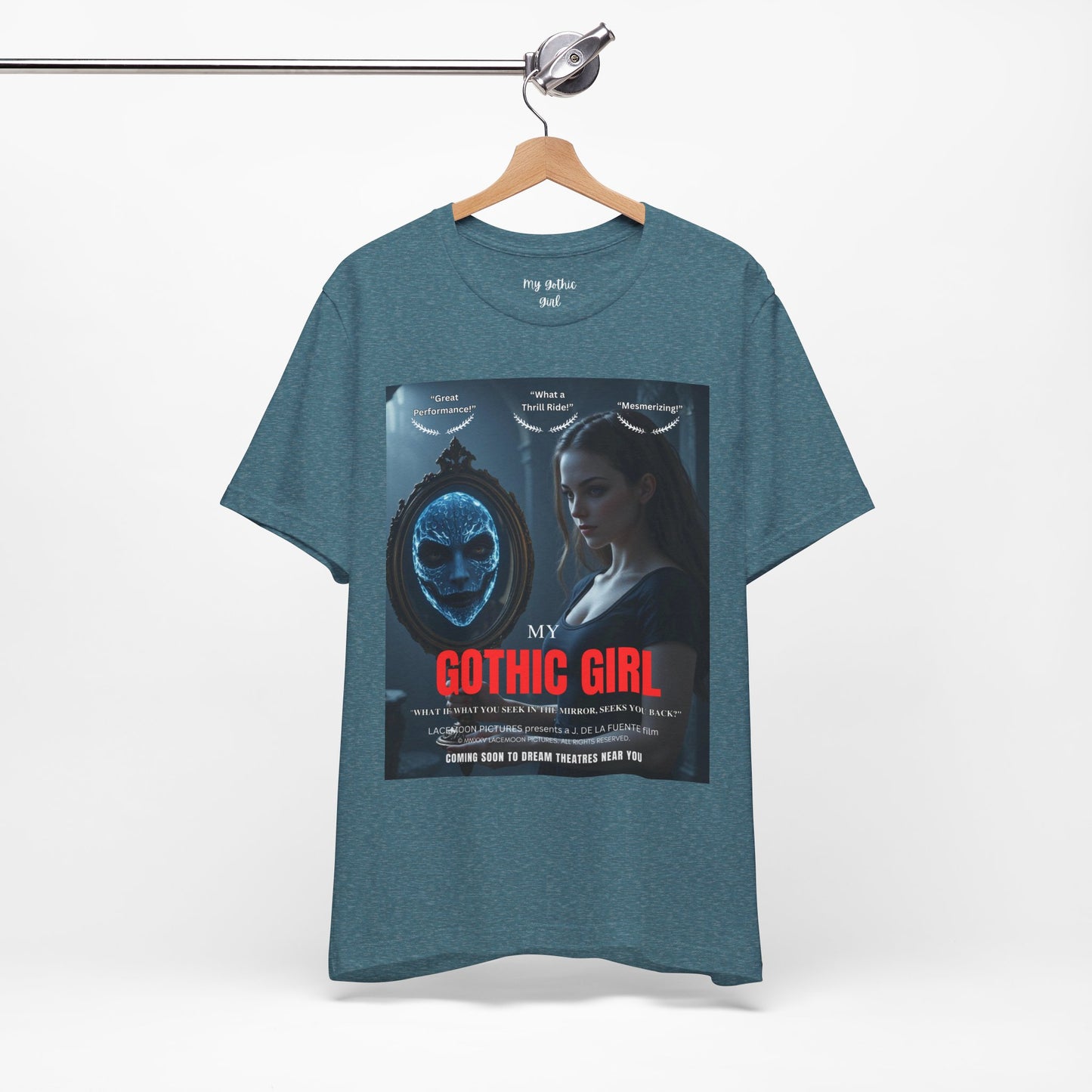 My Gothic Girl "Movie Poster" Graphic Tee – Gothic Streetwear, Whimsy Goth, Dark Poetry Alt Fashion