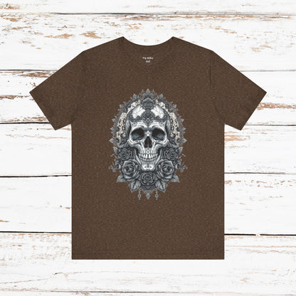 Gothic Skull Elegance T-Shirt