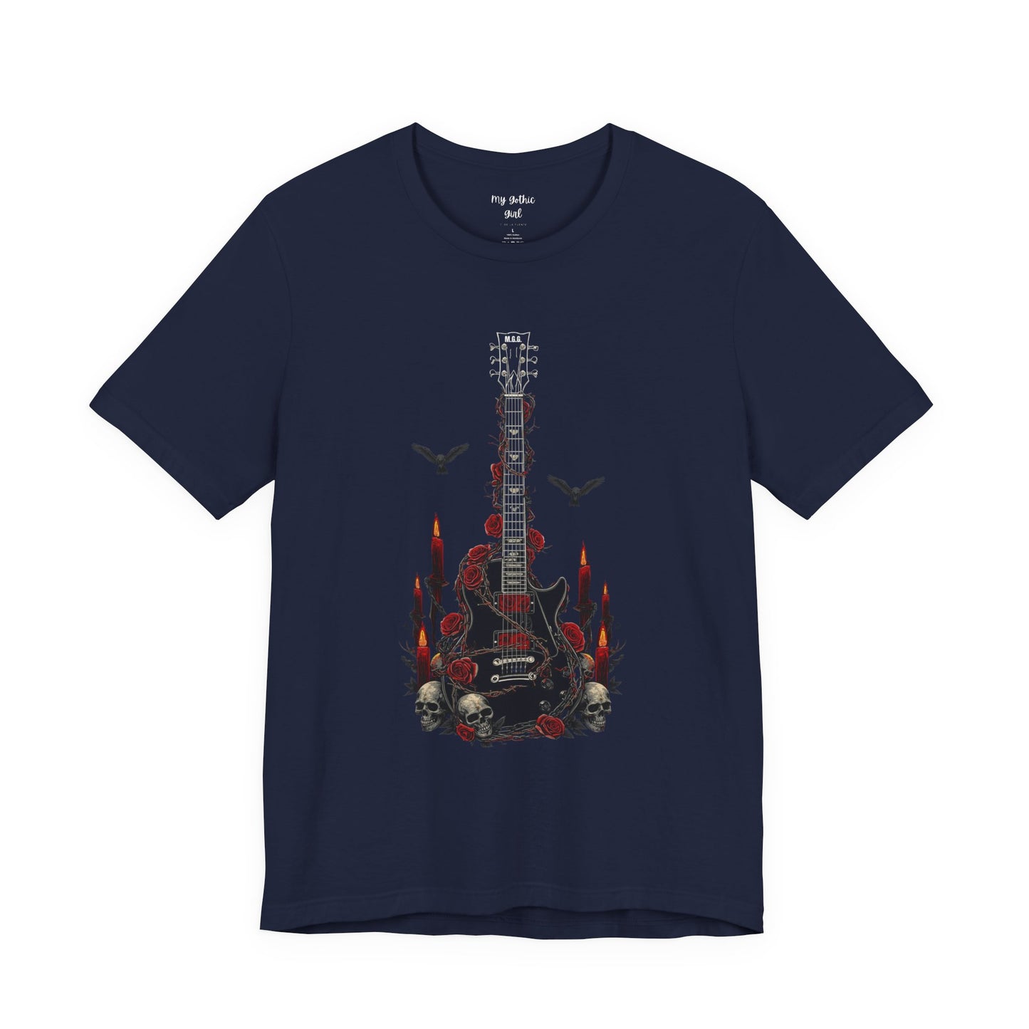"Midnight Riff" Gothic Art Electric Guitar Tee