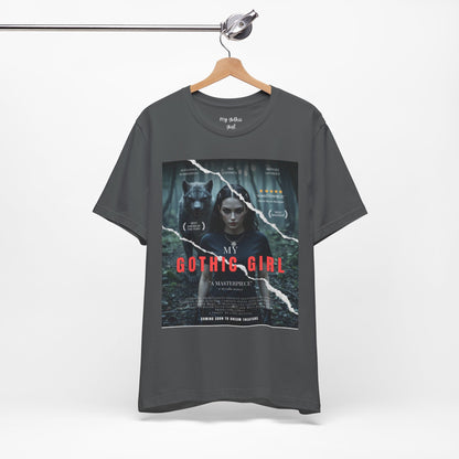 My Gothic Girl T-Shirt "Movie Poster" – Whimsy Goth Streetwear, Dark Poetry Fashion, Alt Aesthetic Apparel