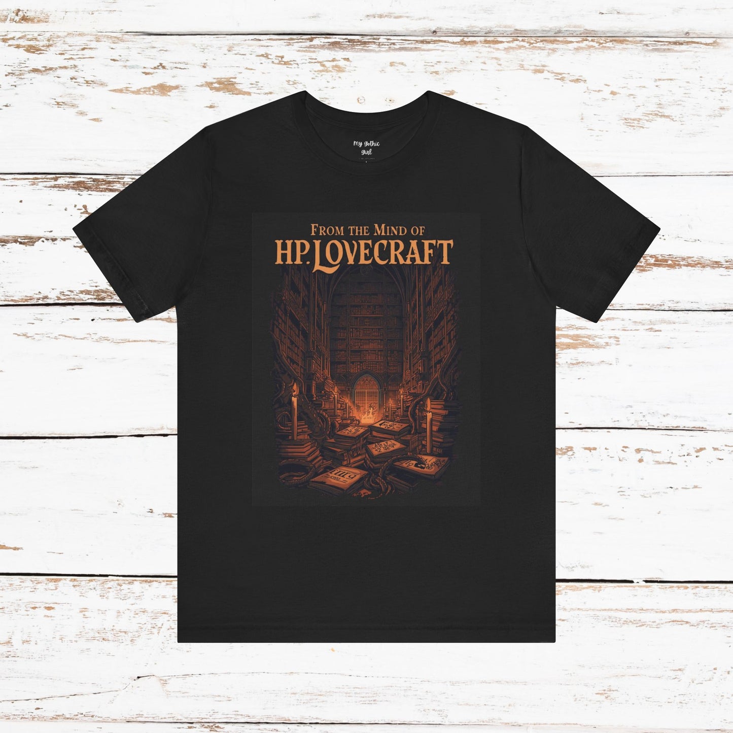 "From The Mind Of H.P. Lovecraft" Gothic Literary Library T-Shirt