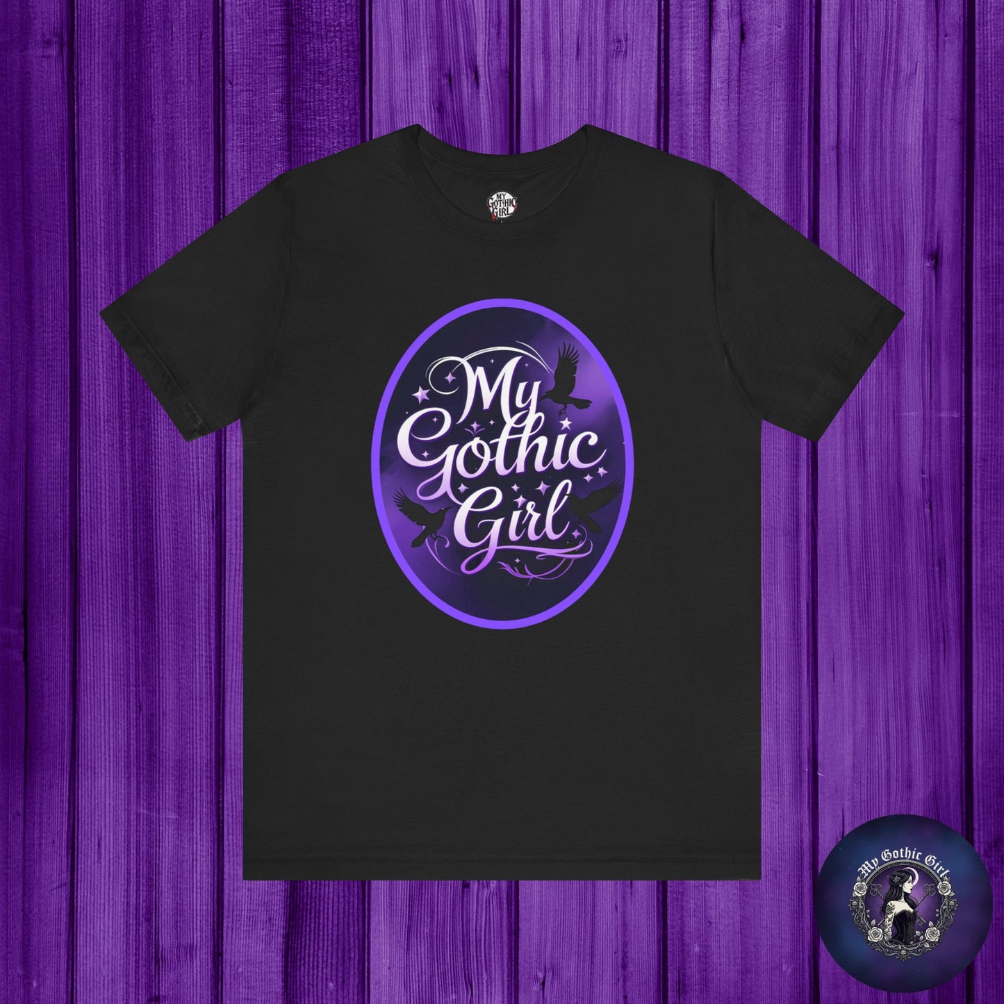 My Gothic Girl Poetic Goth Graphic Tee – Dark Alt Aesthetic Streetwear Fashion