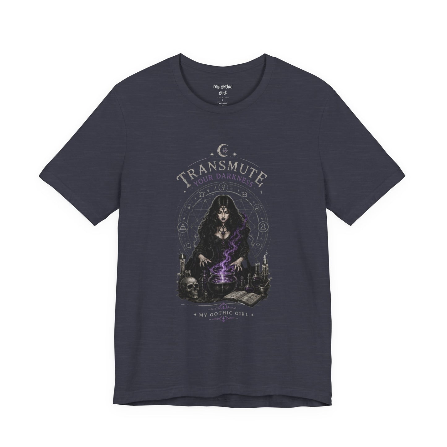Transmute Your Darkness Alchemist Arts Tee — Witchy Occult Graphic T-Shirt