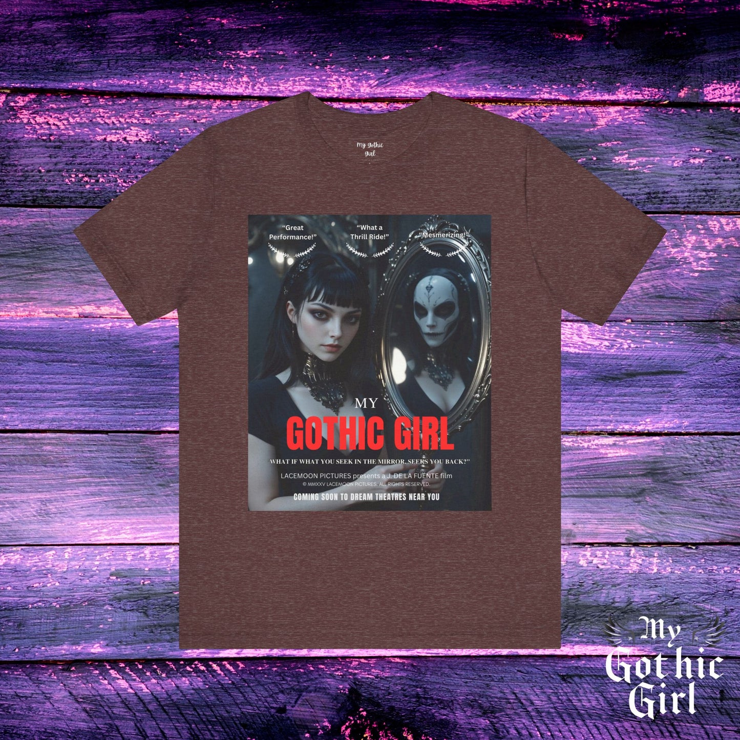 My Gothic Girl Graphic Tee – Whimsy Goth Streetwear, Dark Poetry Fashion, Alt Aesthetic Apparel