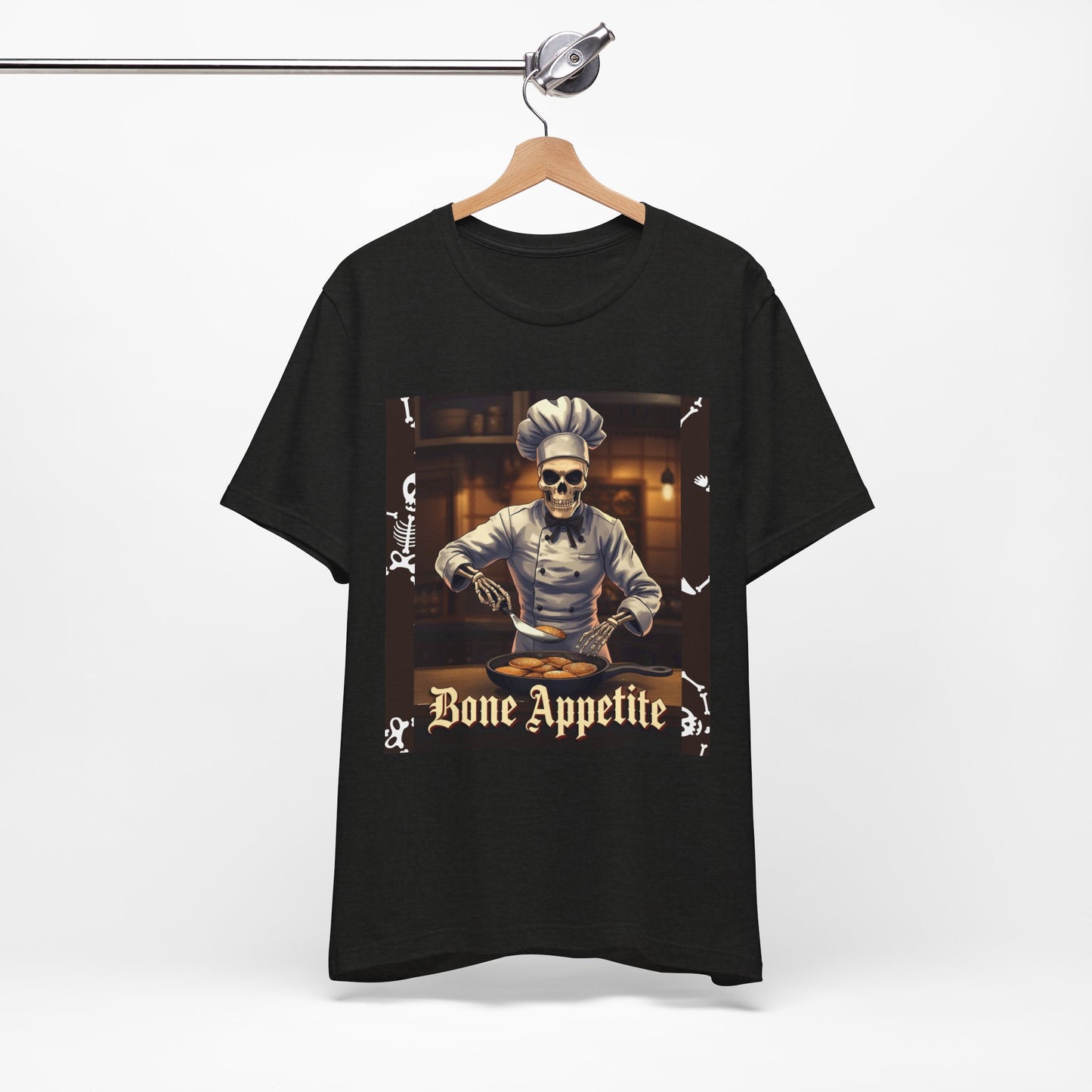 My Gothic Girl "Bone Appetite" Graphic T-Shirt Unisex Gothic Dark Fashion Casual Wear