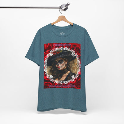 My Gothic Girl Dia De Los Muertos Graphic Tee – Gothic Streetwear, Whimsy Goth, Dark Poetry Alt Fashion