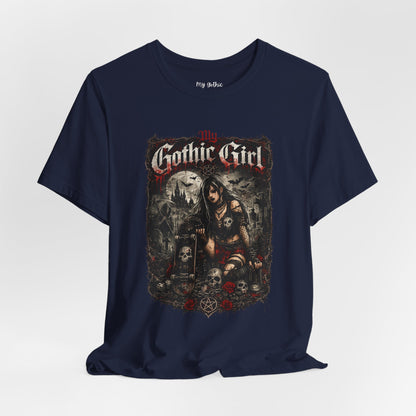 My Gothic Girl - Skater Girl Short Sleeve T Shirt
