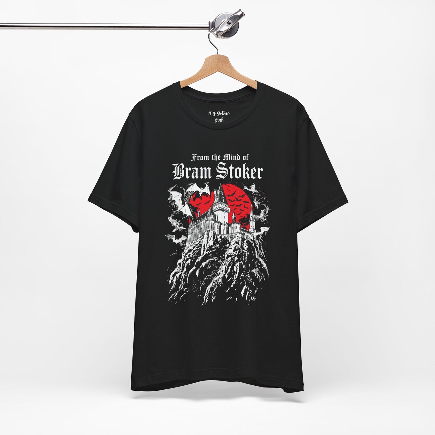 "From The Mind Of Bram Stoker" Gothic Literary Horror T-Shirt
