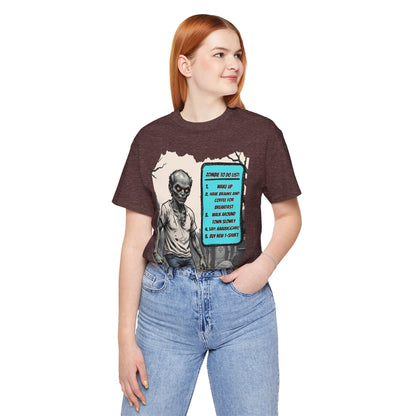 My Gothic Girl "Zombie: To Do List"  – Whimsy Goth Streetwear, Dark Poetry Fashion, Alt Aesthetic Apparel