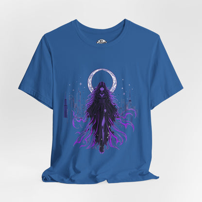 “Celestial Enchantress”  Gothic Graphic T-Shirt – Alt Aesthetic Poetic Goth Street-wear
