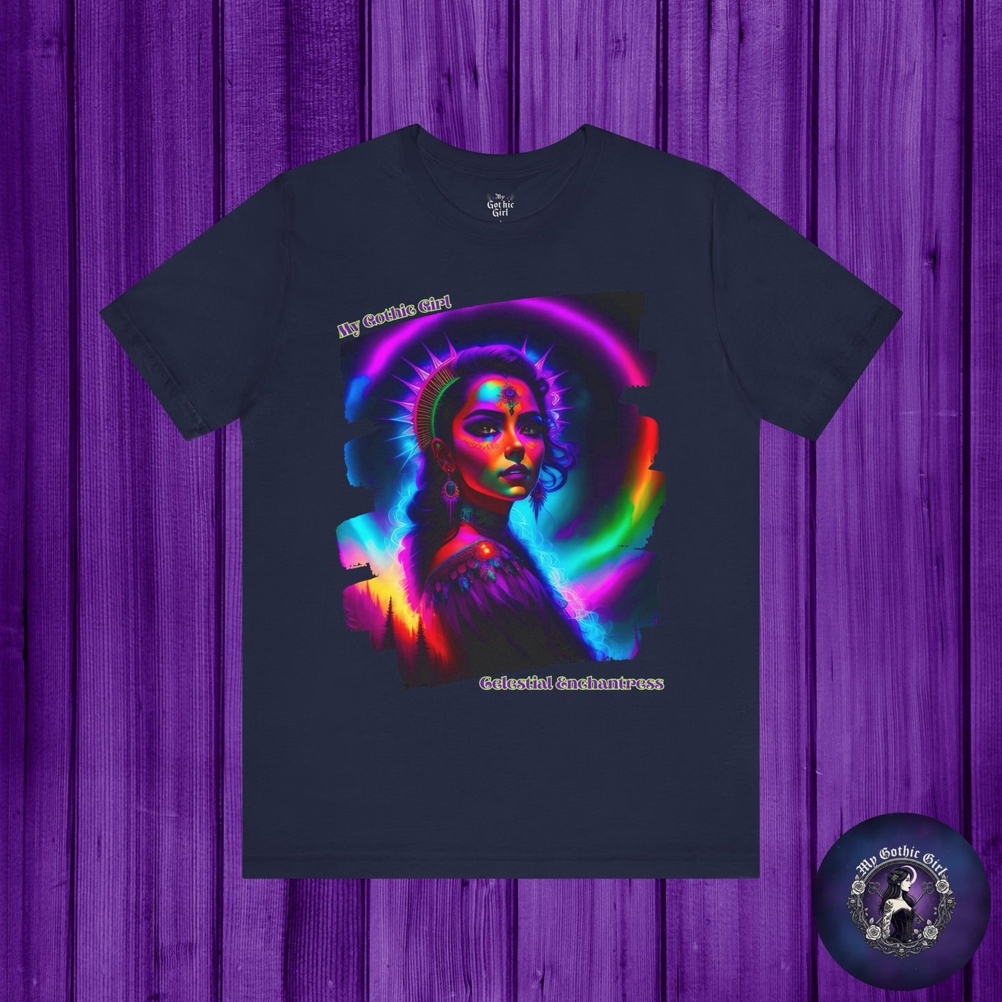 Celestial Enchantress Poetic Goth Graphic Tee – My Gothic Girl