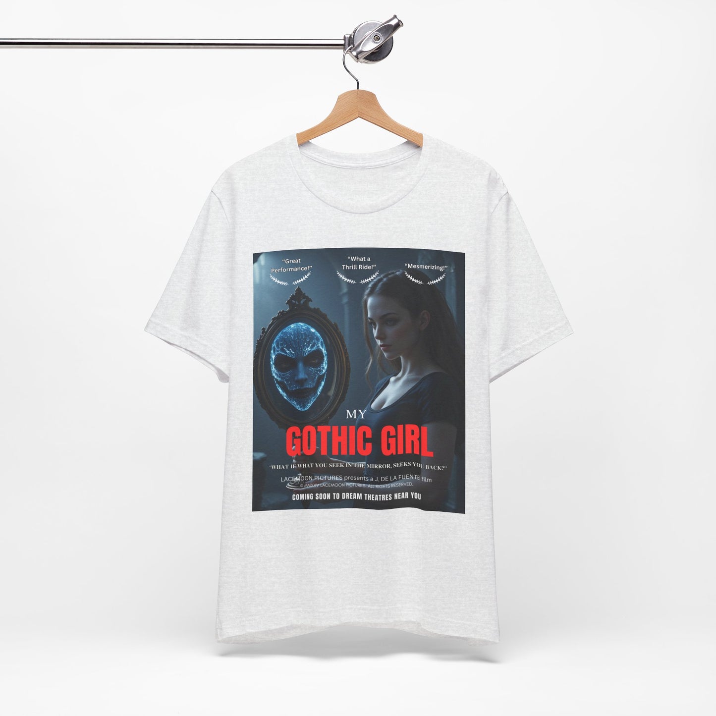 My Gothic Girl "Movie Poster" Graphic Tee – Gothic Streetwear, Whimsy Goth, Dark Poetry Alt Fashion