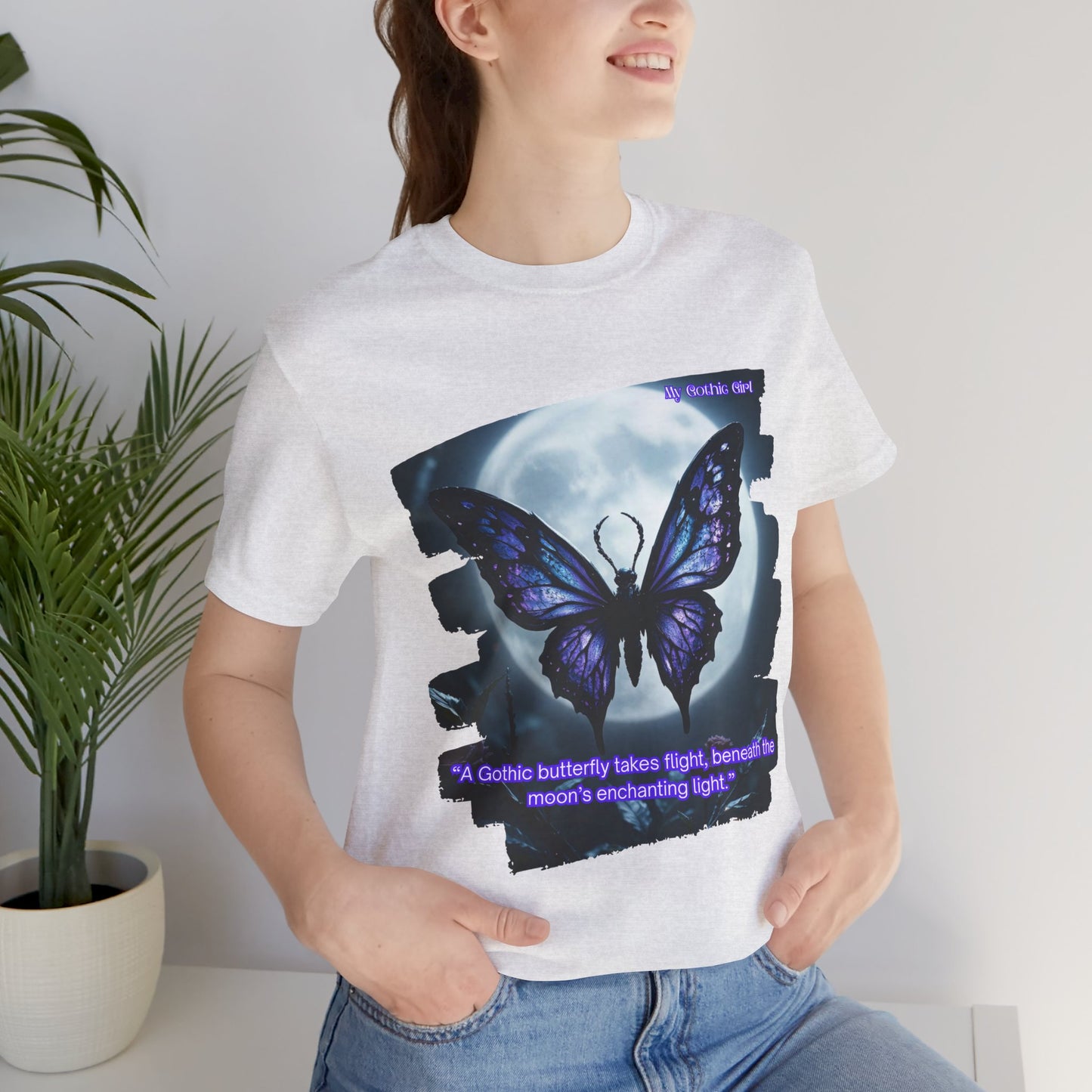 My Gothic Girl Graphic Tee – Whimsy Goth Streetwear, Dark Poetry Fashion, Alt Aesthetic Apparel