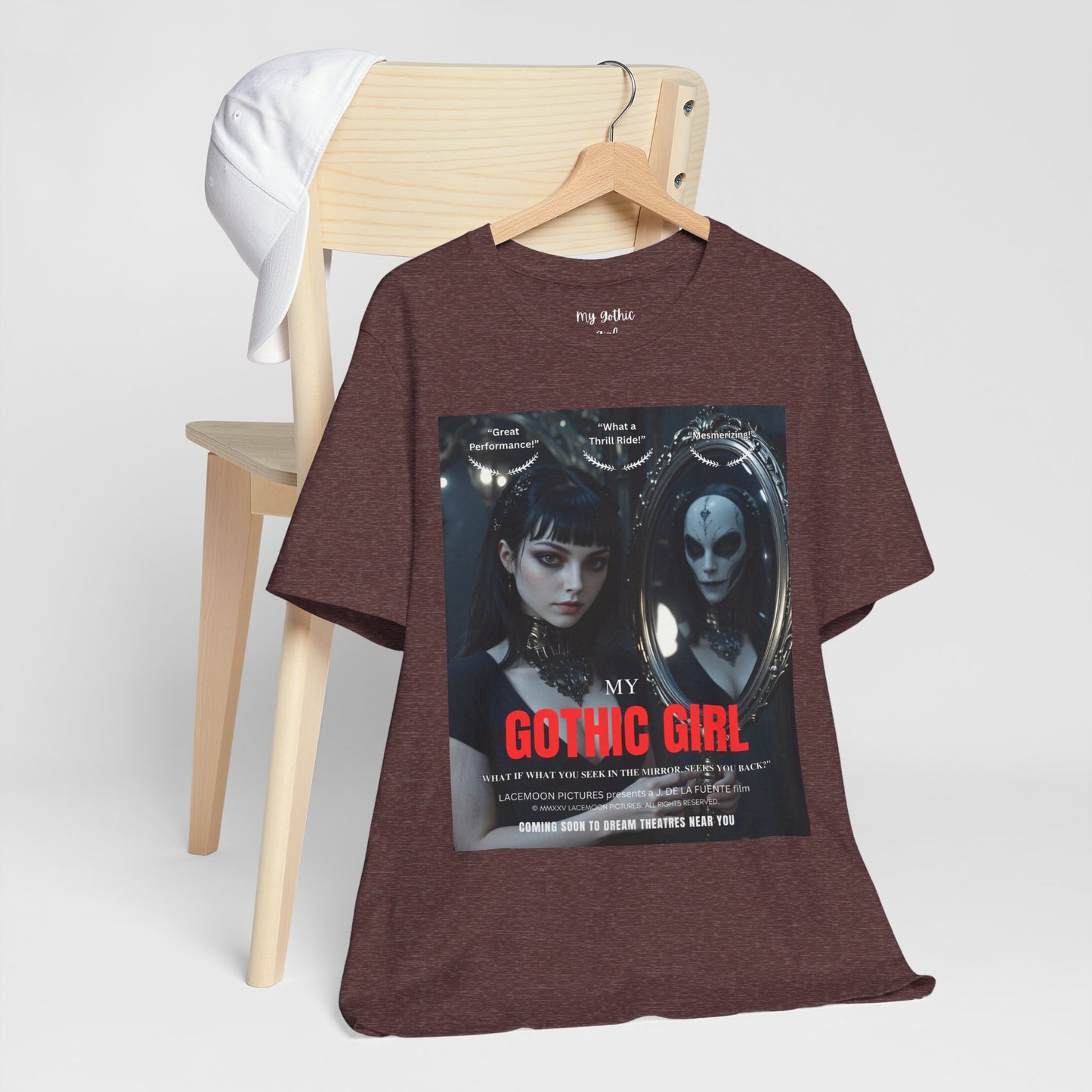 My Gothic Girl Graphic Tee – Whimsy Goth Streetwear, Dark Poetry Fashion, Alt Aesthetic Apparel