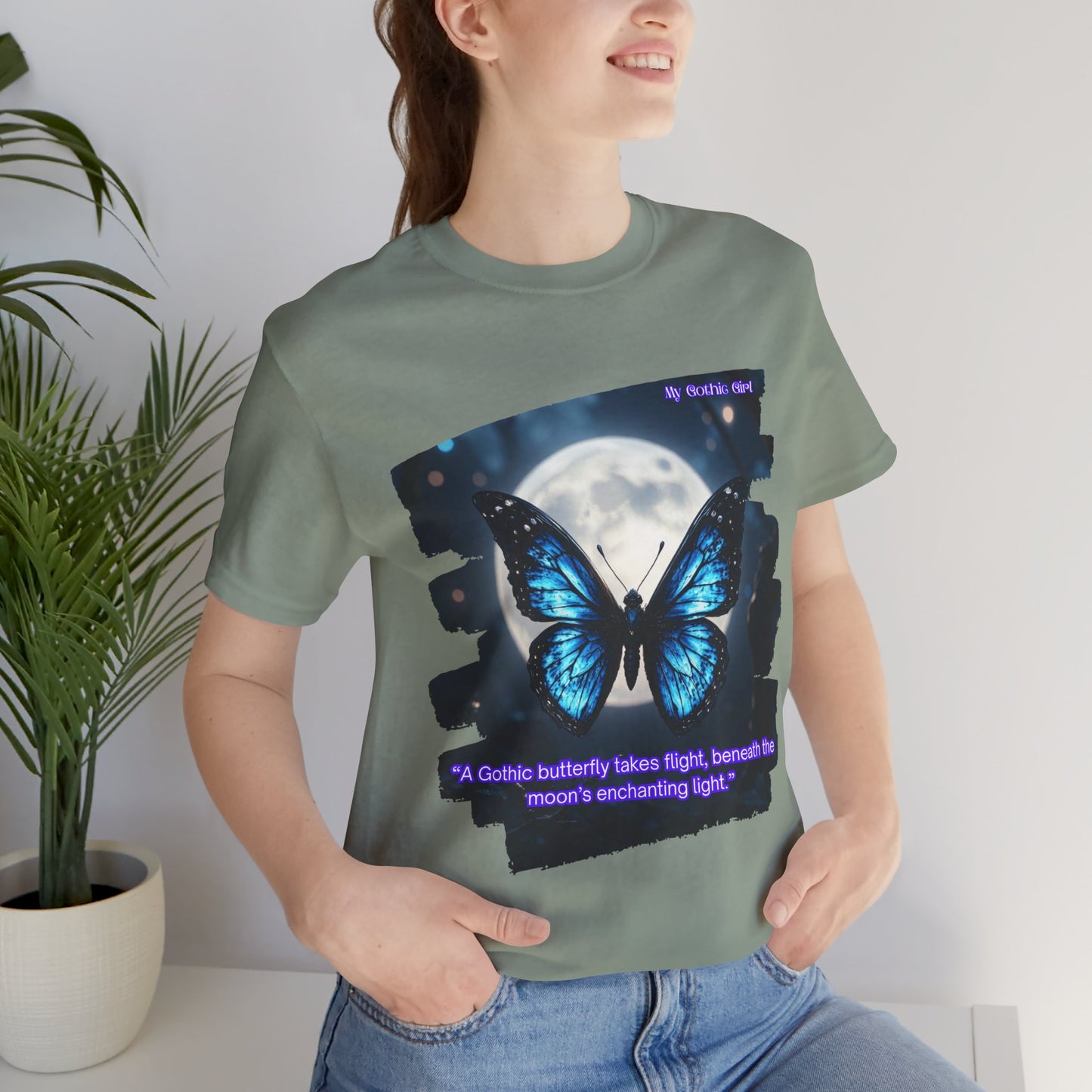 My Gothic Girl Graphic Tee – Whimsy Goth Streetwear, Dark Poetry Fashion, Alt Aesthetic Apparel