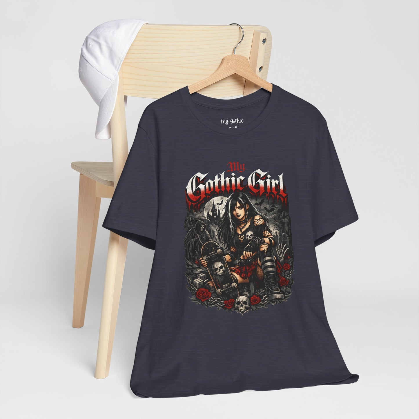 My Gothic Girl - Skater Girl Short Sleeve T Shirt