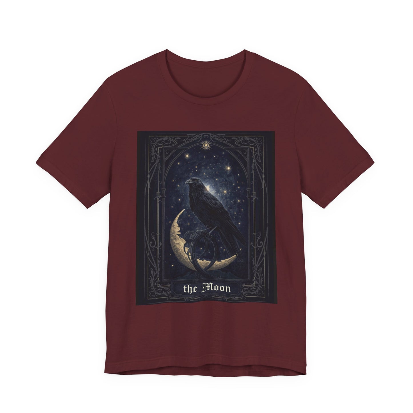 My Gothic Girl "Raven Moon" Graphic T-Shirt Unisex Gothic Dark Fashion Casual Wear
