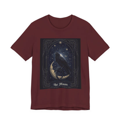 My Gothic Girl "Raven Moon" Graphic T-Shirt Unisex Gothic Dark Fashion Casual Wear