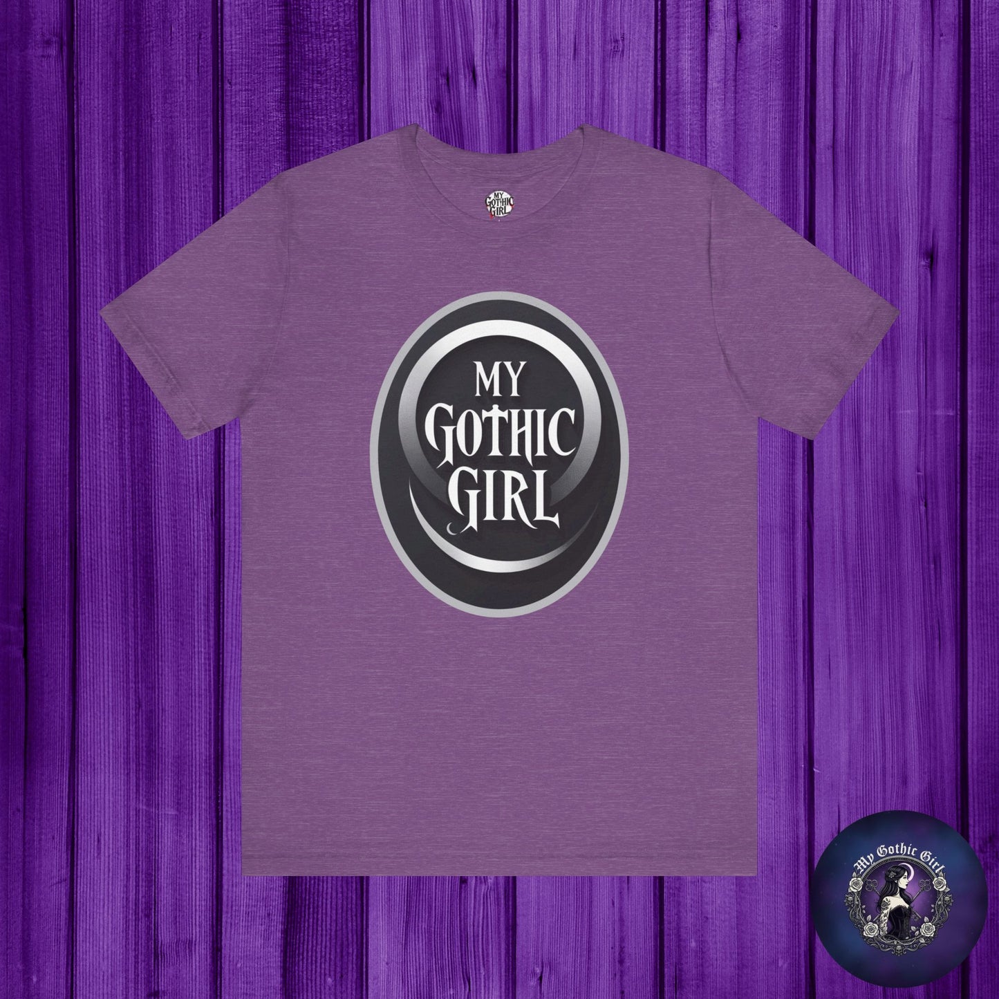 My Gothic Girl Poetic Goth Graphic Tee – Dark Alt Aesthetic Streetwear Fashion