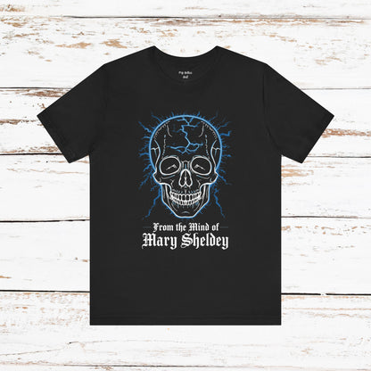 "From The Mind Of Mary Shelley" Gothic Literary Horror T-Shirt