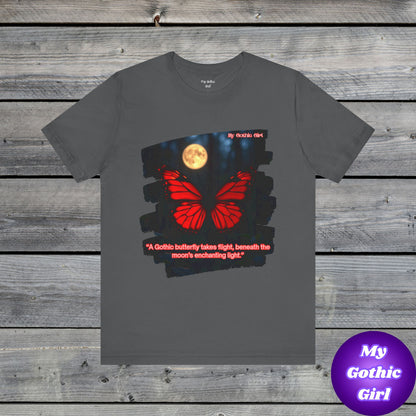 My Gothic Girl Graphic Tee – Whimsy Goth Streetwear, Dark Poetry Fashion, Alt Aesthetic Apparel