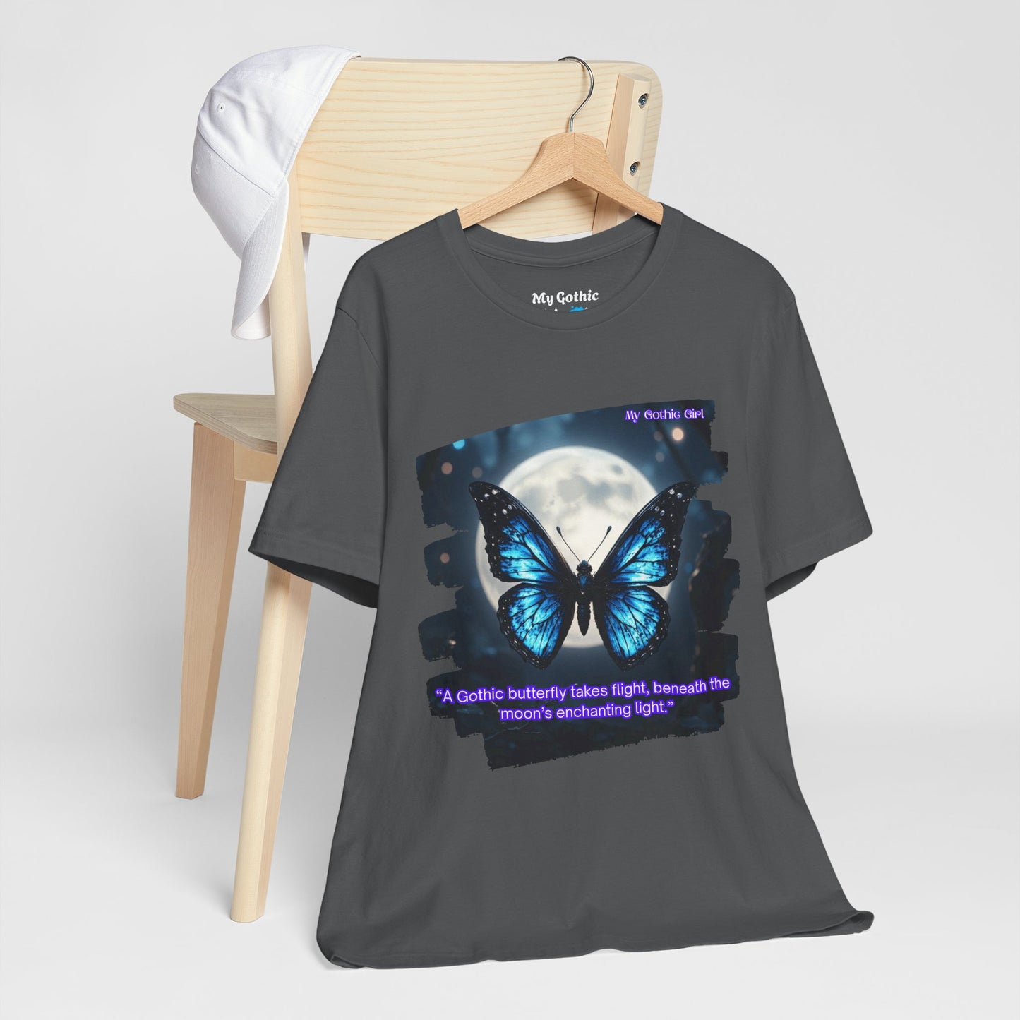 My Gothic Girl Graphic Tee – Whimsy Goth Streetwear, Dark Poetry Fashion, Alt Aesthetic Apparel