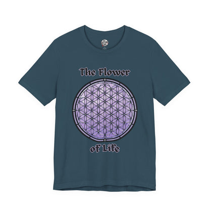 "The Flower of Life"  Gothic Graphic T-Shirt – Alt Aesthetic Poetic Goth Street-wear