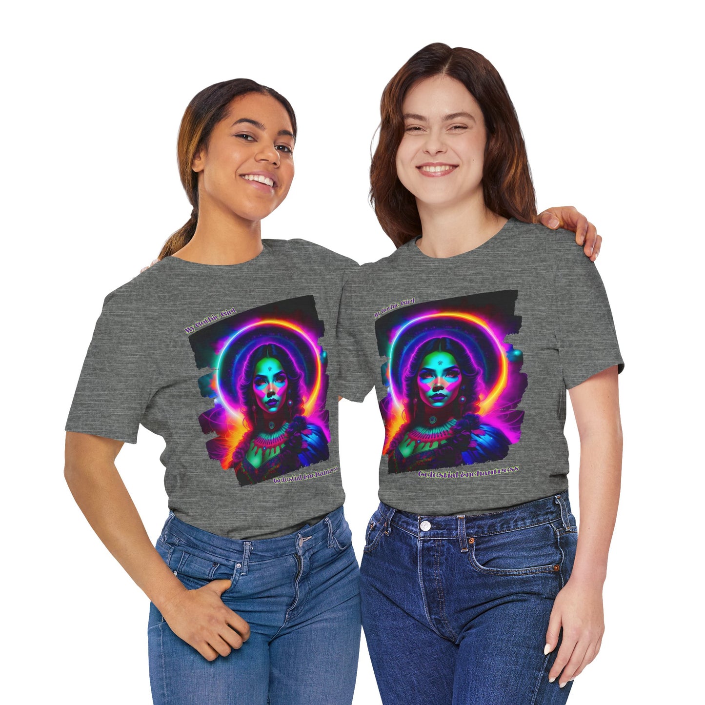 Celestial Enchantress Poetic Goth Graphic Tee – My Gothic Girl