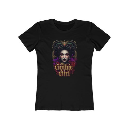 Medusa Empress - My Gothic Girl - Boyfriend Tee for Women