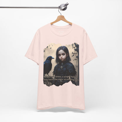 My Gothic Girl T-Shirt "Black Raven"  Whimsy Goth, Goth Fashion, Poetic Gothic Street Wear