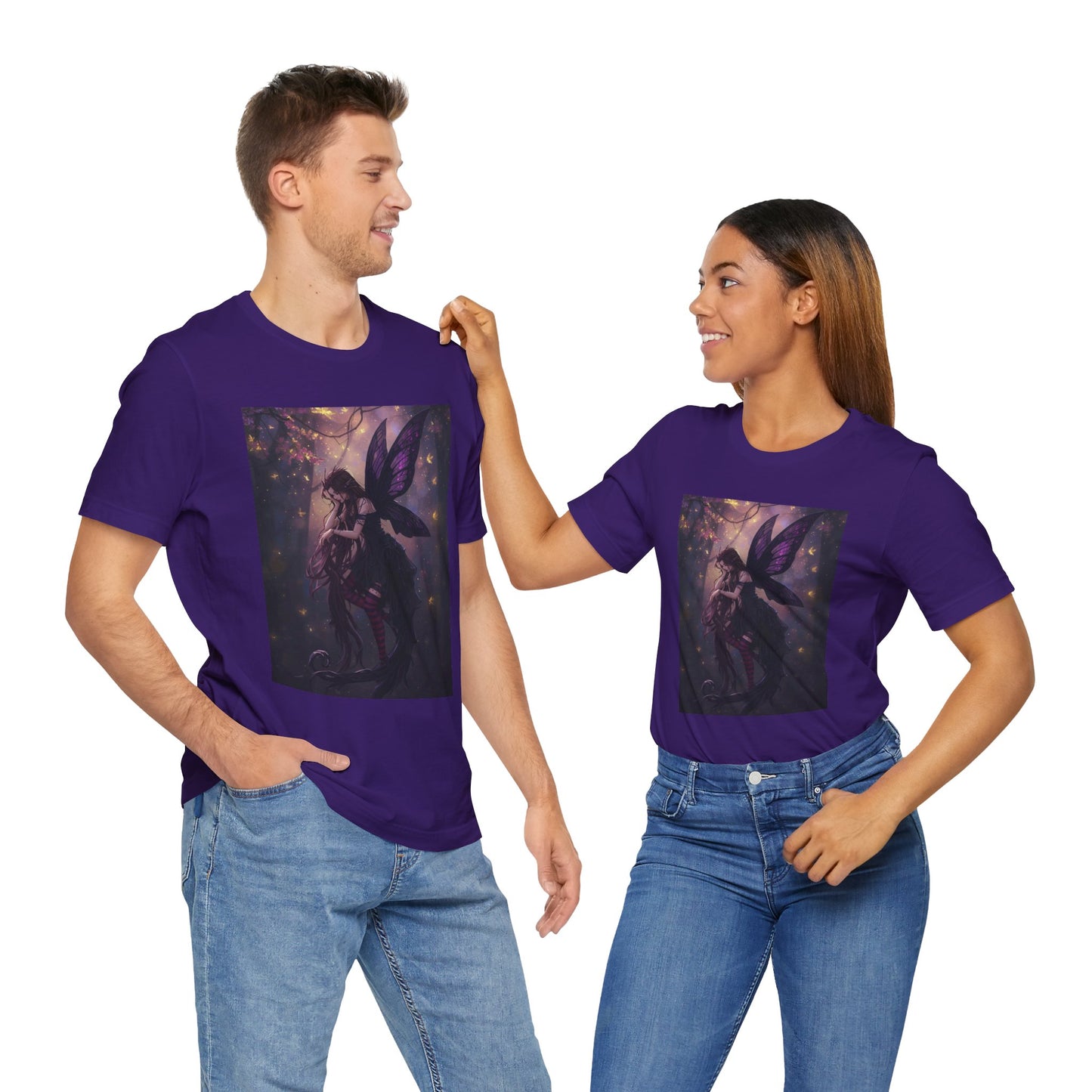 My Gothic Girl "Gothic Fairy" Graphic T-Shirt Unisex Gothic Dark Fashion Casual Wear