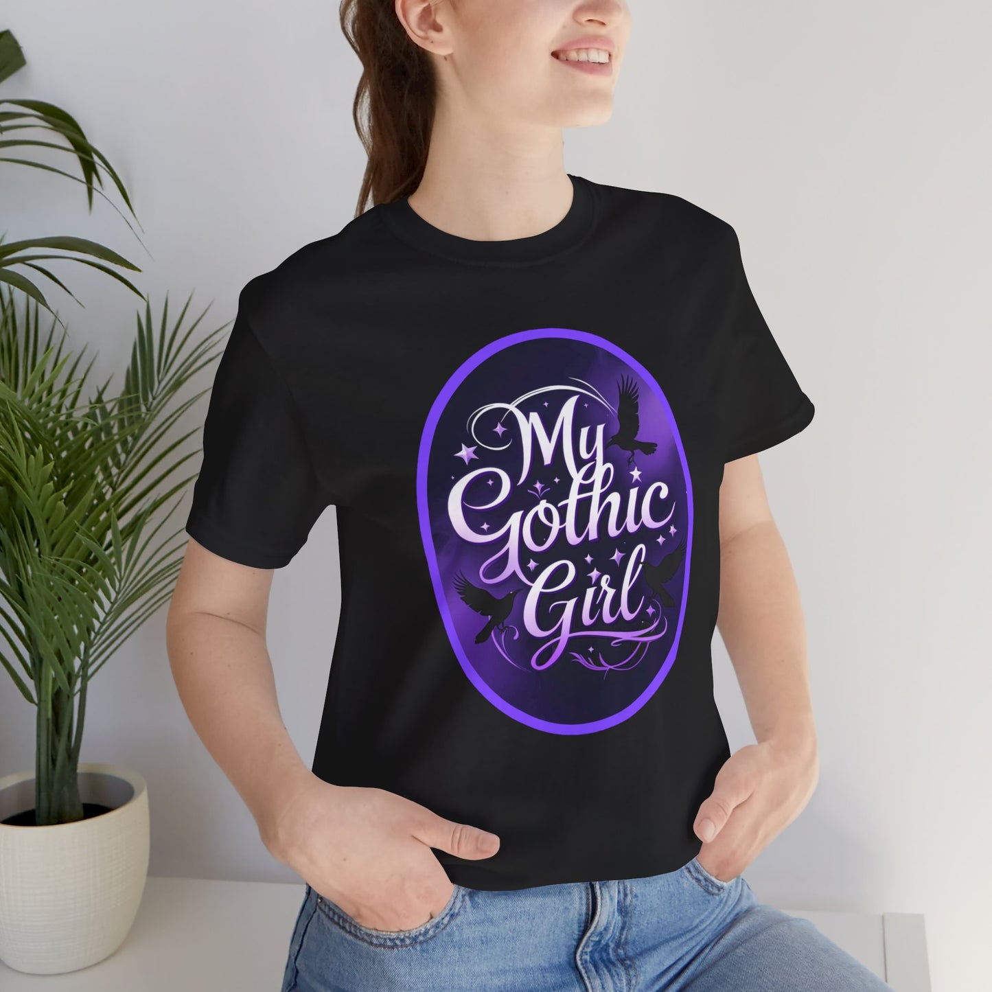 My Gothic Girl Poetic Goth Graphic Tee – Dark Alt Aesthetic Streetwear Fashion